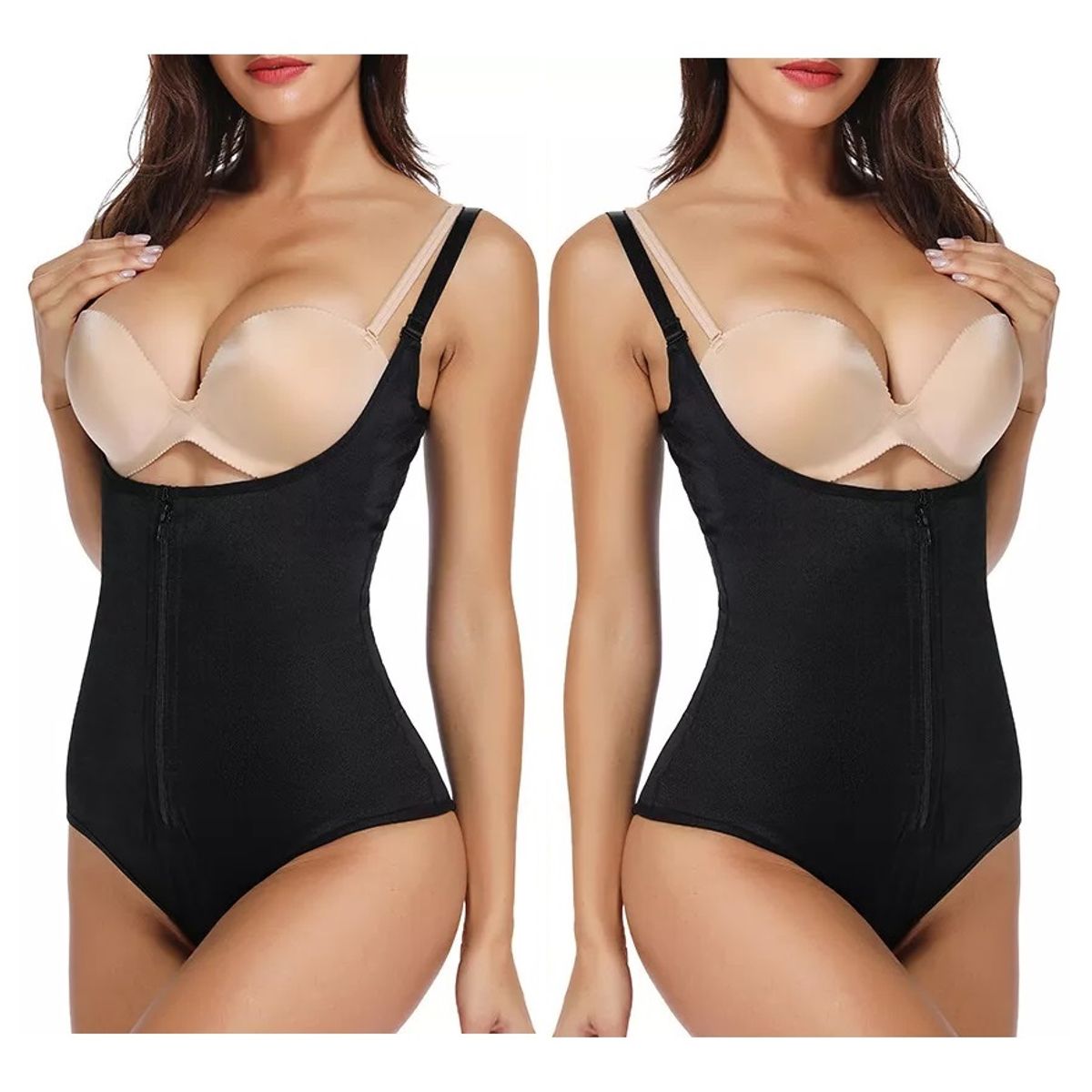 OEM - Faja Mujer Body Reductor con Cierre Moldeador Reductor de Cintura