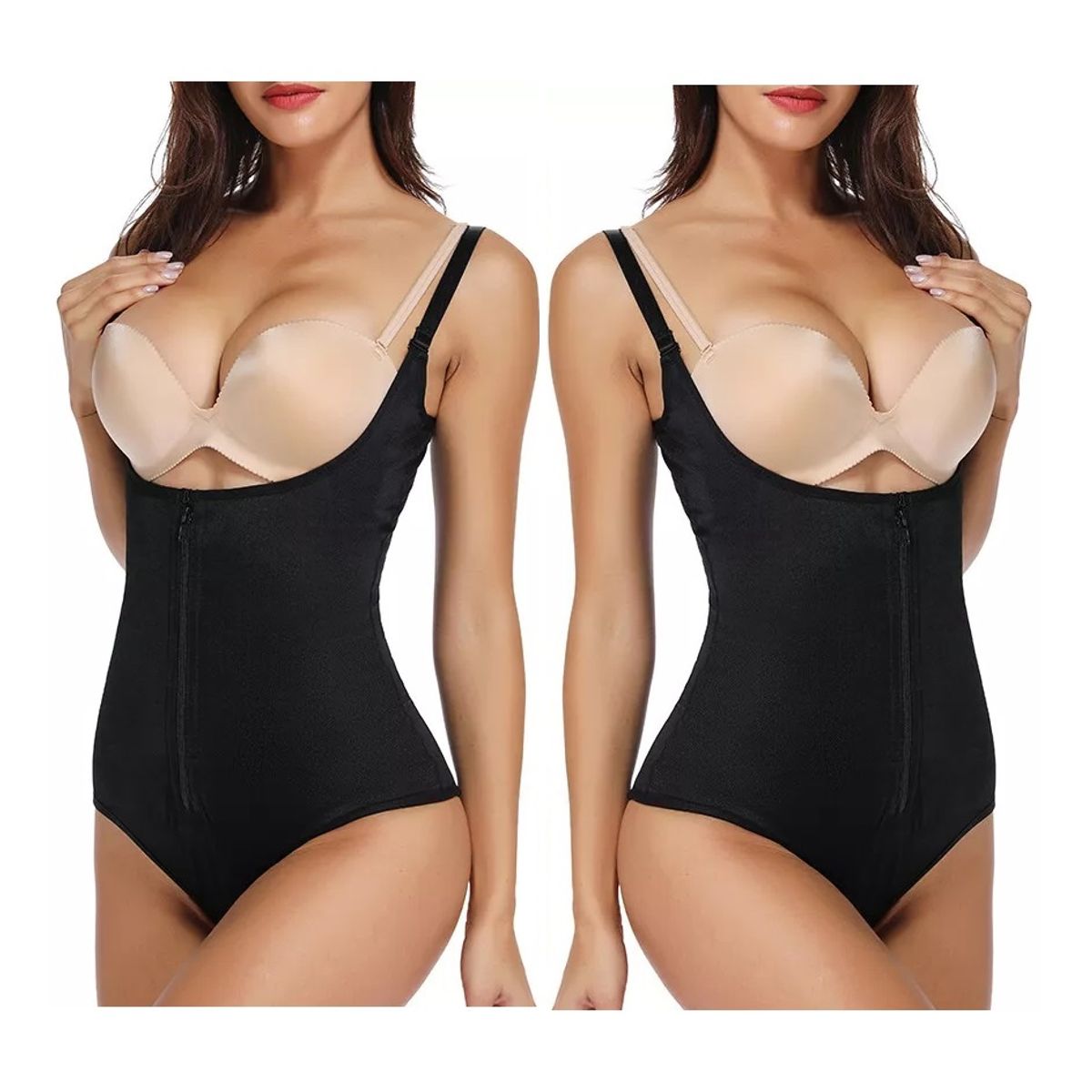 OEM - Faja Mujer Body Reductor con Cierre Moldeador Reductor de Cintura