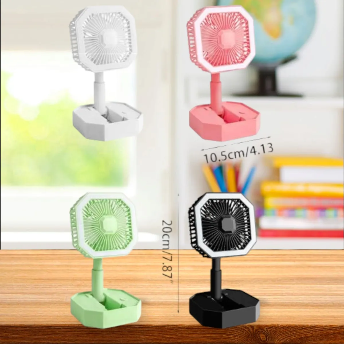 GENERICO - Mini Ventilador De Escritorio Recargable USB