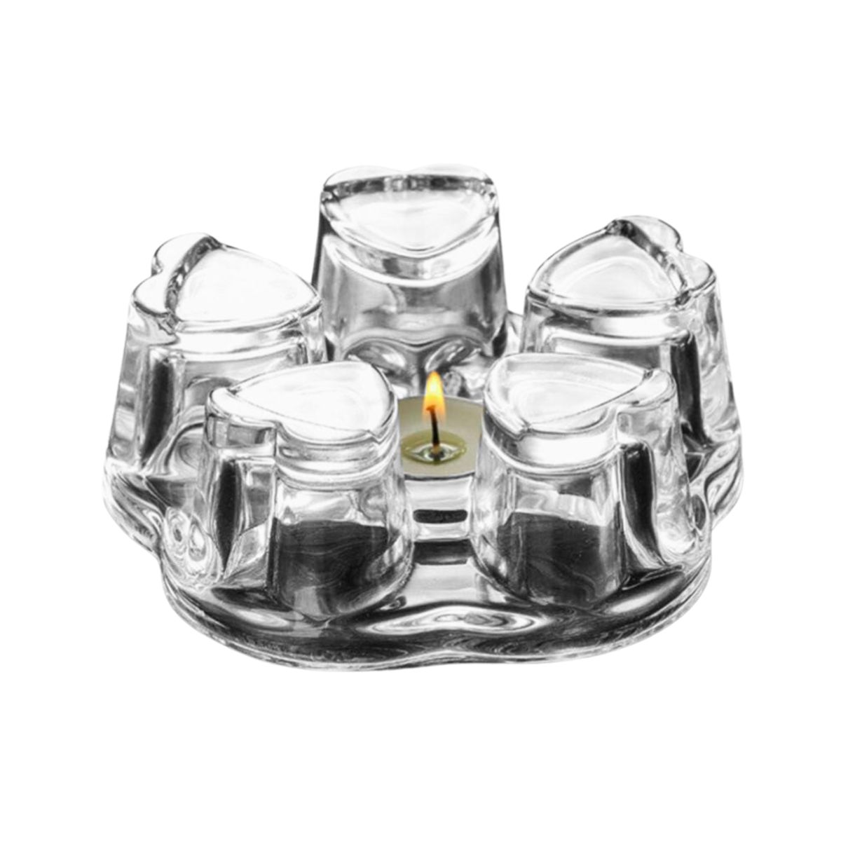 INSPIRA - Base Calentador para Tetera de Vidrio con Soporte para Vela