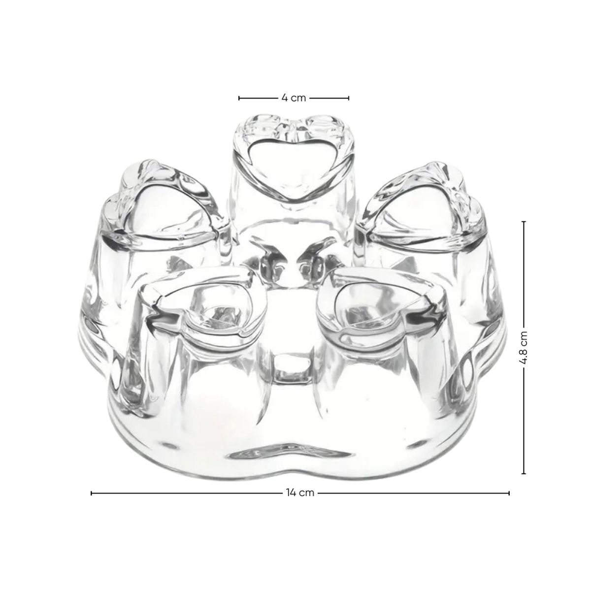 INSPIRA - Base Calentador para Tetera de Vidrio con Soporte para Vela