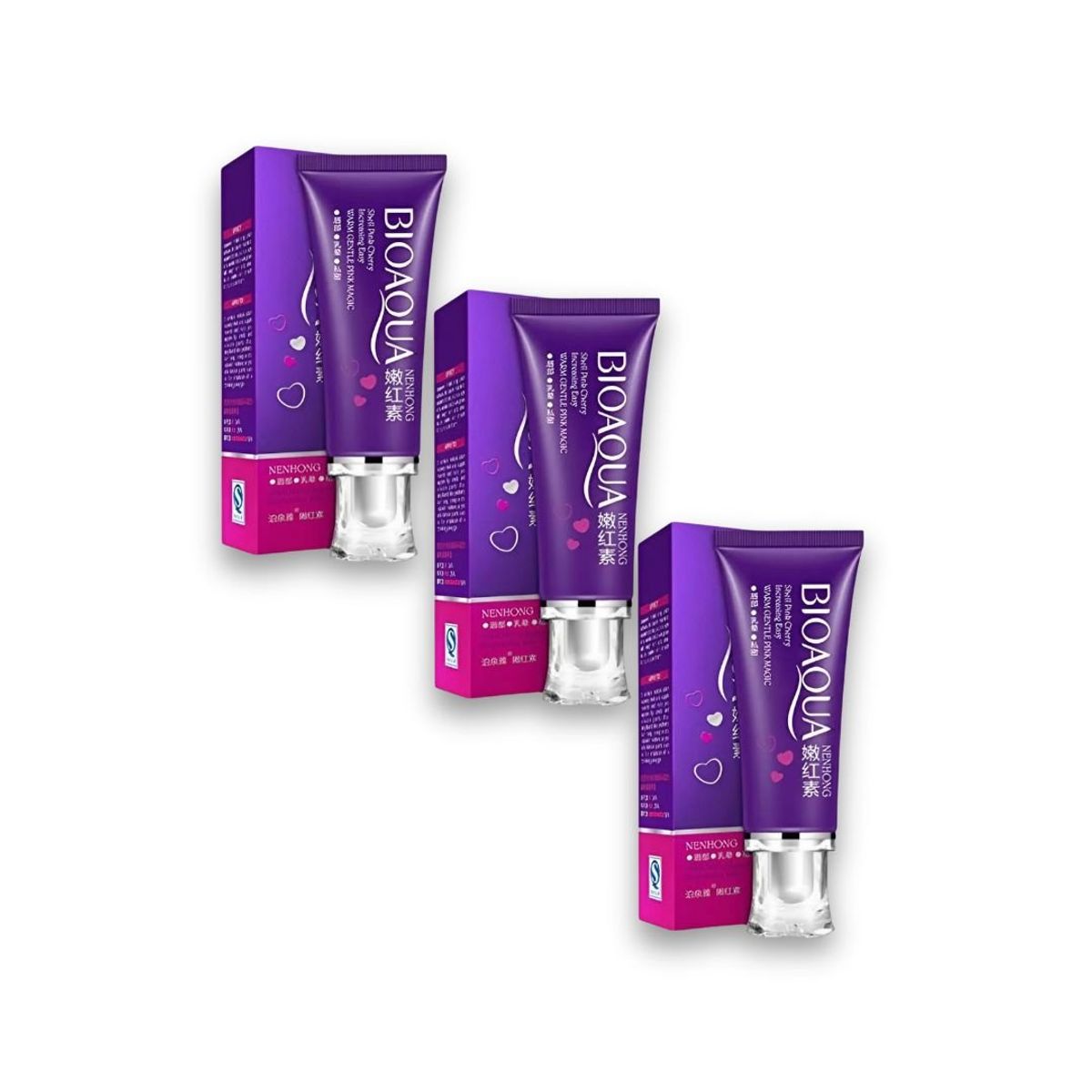 BIOAQUA - Crema Blanqueadora Corporal Bioaqua X3Unids