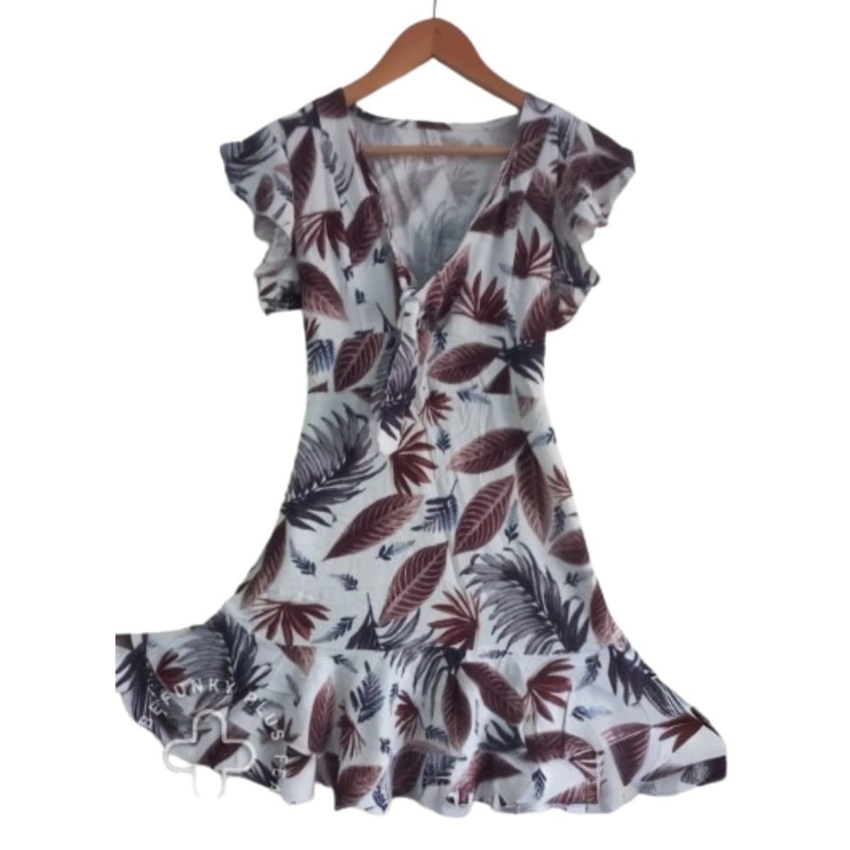 GENERICO - VESTIDO CORTO LINO FRESCO