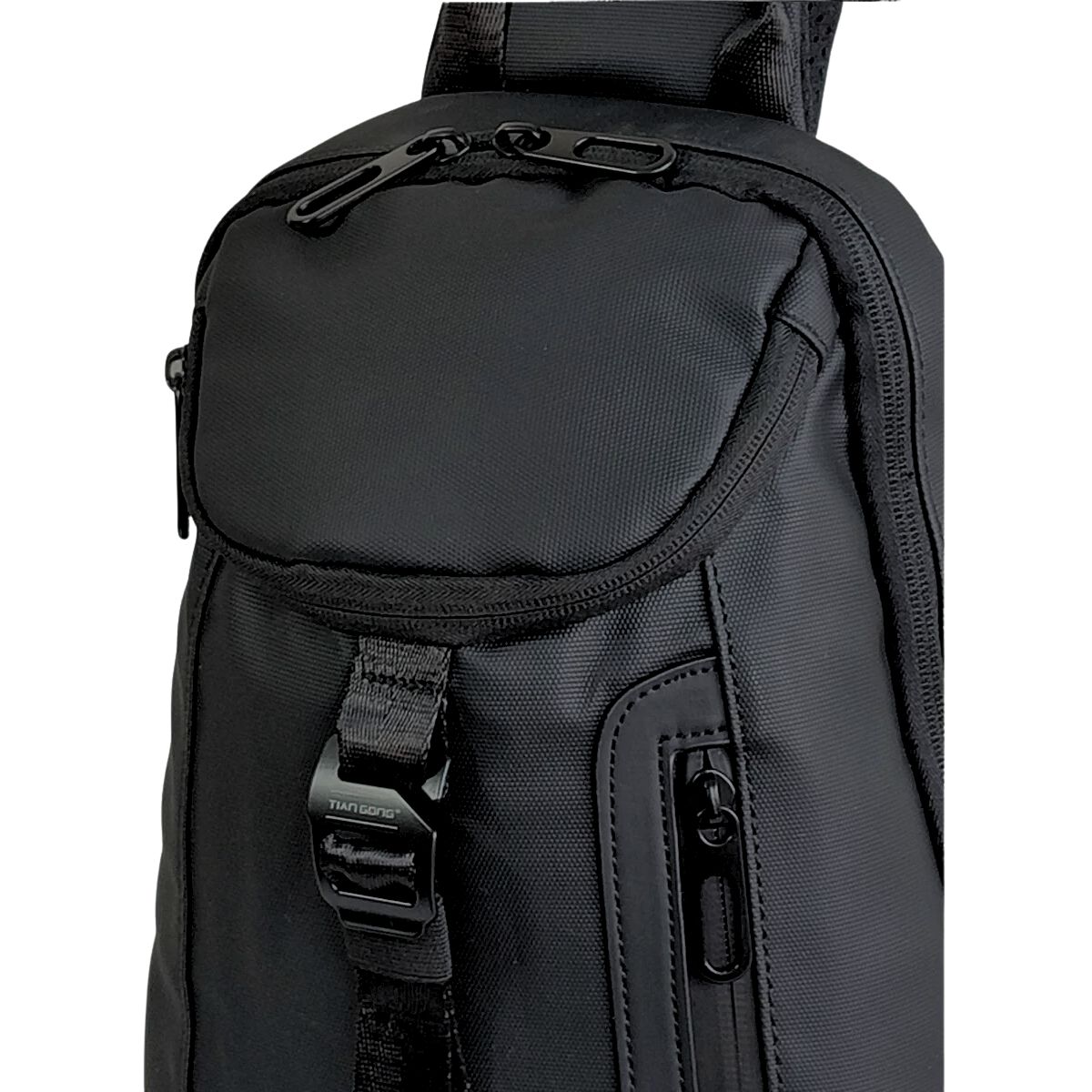 GENERICO - Pechera canguro morral urbano Tian Gong Negro