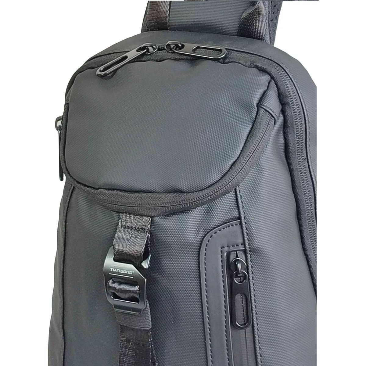 GENERICO - Pechera canguro morral urbano Tian Gong Plomo