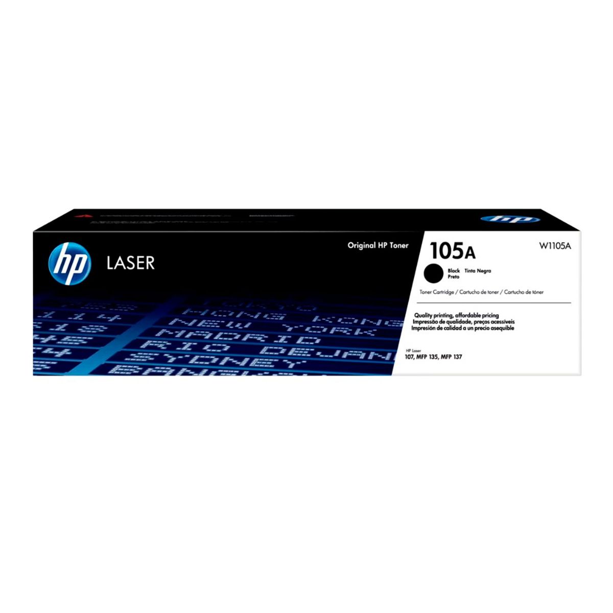 HP - TONER HP 105A COLOR NEGRO 1K PAG LJ 107A PN W1105A