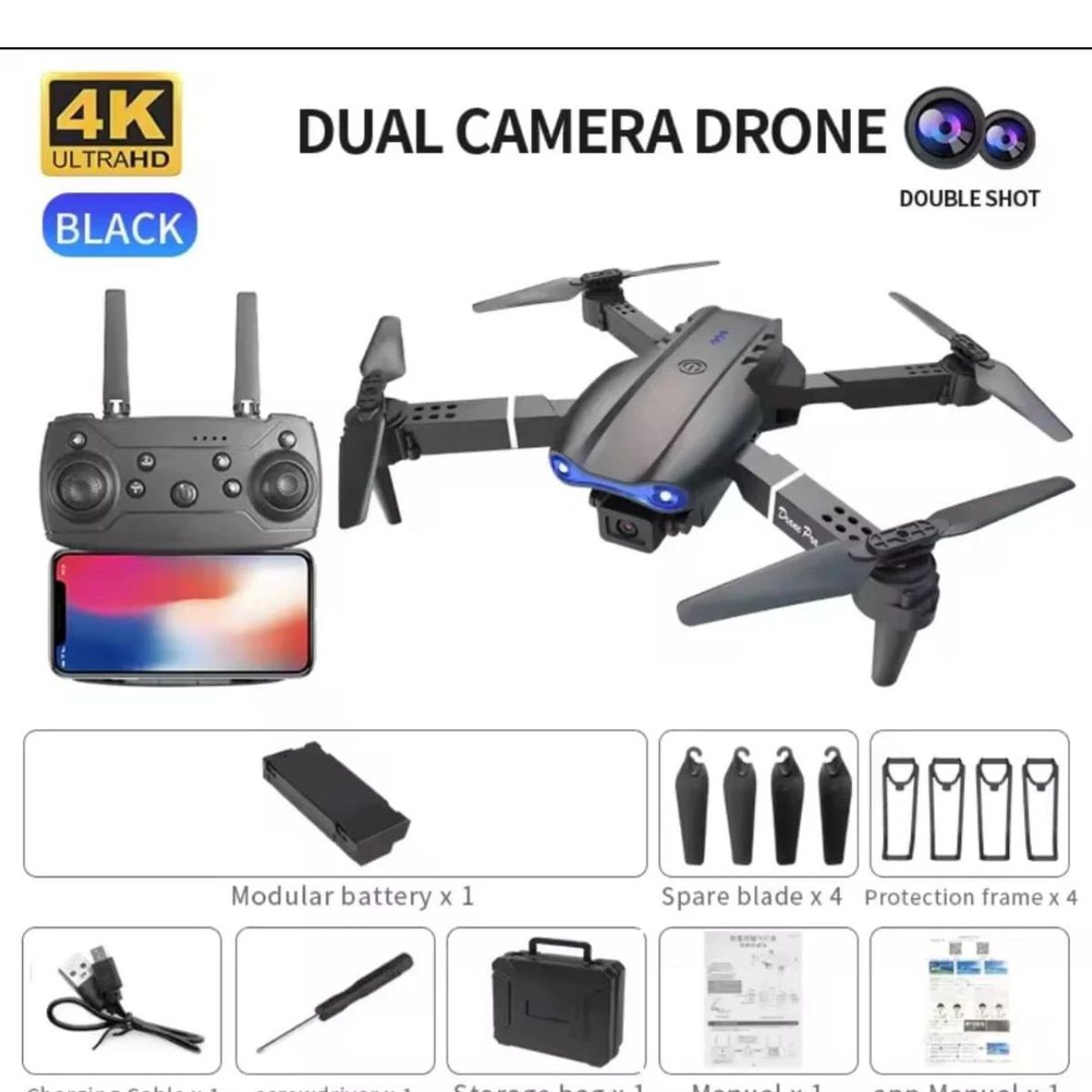 GENERICO - DRON E99 PRO CON  CAMARA