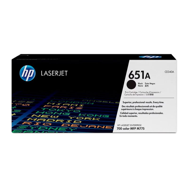 HP - TONER HP 651A COLOR NEGRO 135K PG LJ 700  PN CE340A