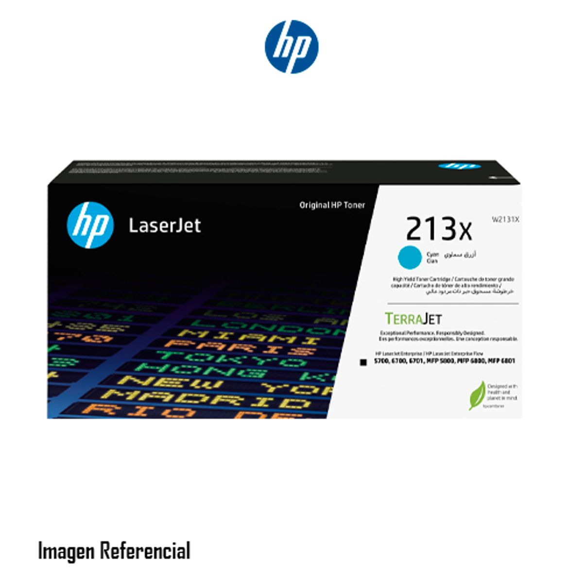 HP - TONER HP 213X COLOR CIAN 6K PAG LJ 58006700 ENT PN W2131X
