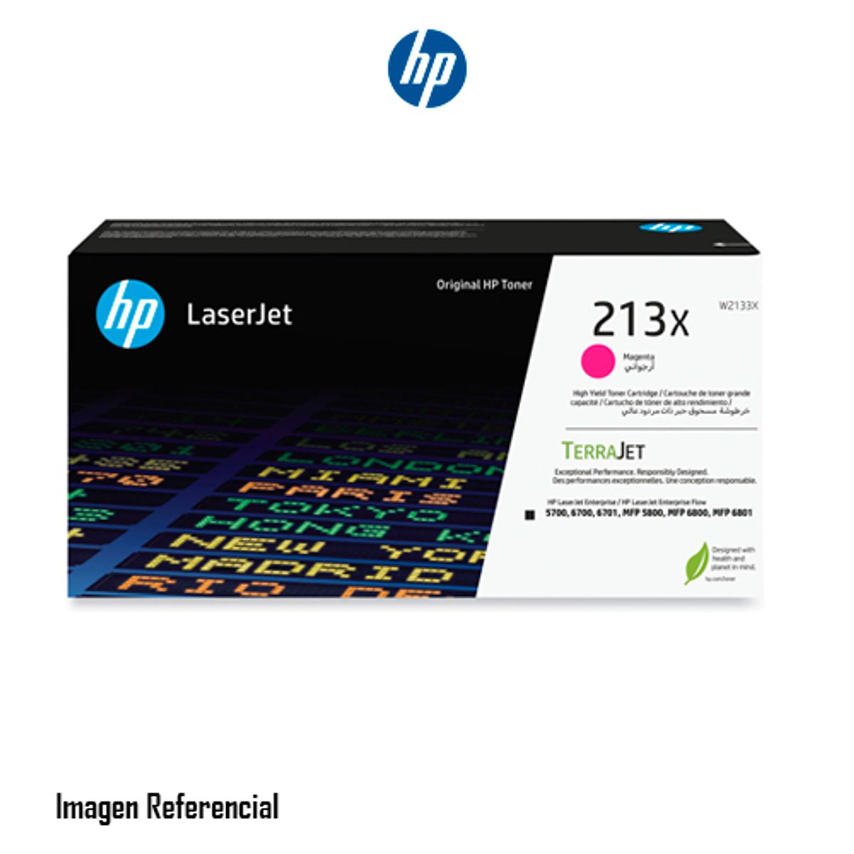 HP - TONER HP 213X COLOR MAGENTA 6K PAG LJ 58006700 ENT PN W2133X