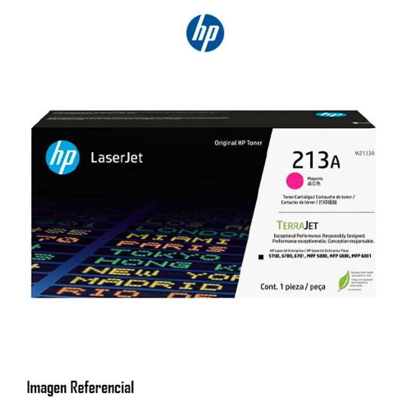 HP - TONER HP 213A COLOR MAGENTA 3K PAG LJ 58006700 PN W2133A