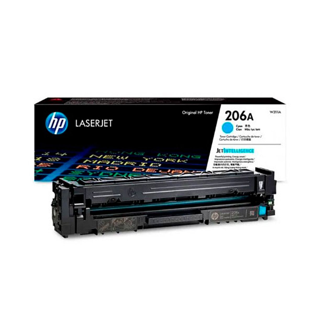 HP - TONER HP 206A COLOR CIAN 1250 PAG LJ M255M282 PN W2111A