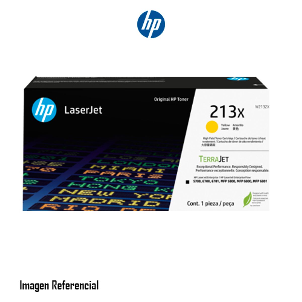 HP - TONER HP 213X COLOR AMARILLO 6K PAG LJ 58006700 ENT PN W2132X