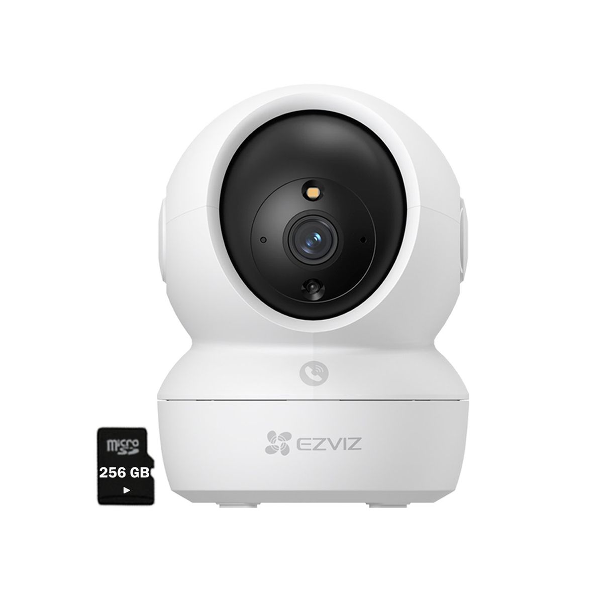 EZVIZ - Ezviz H6C PRO 3MP Cámara Wifi Gira 360 Llamada app + Micro SD 256 Gb
