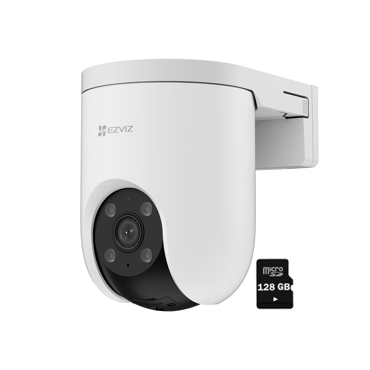 EZVIZ - Ezviz H8C 3MP PoE Cámara Seguridad Gira 360 IP65 Noche Color SD 128GB