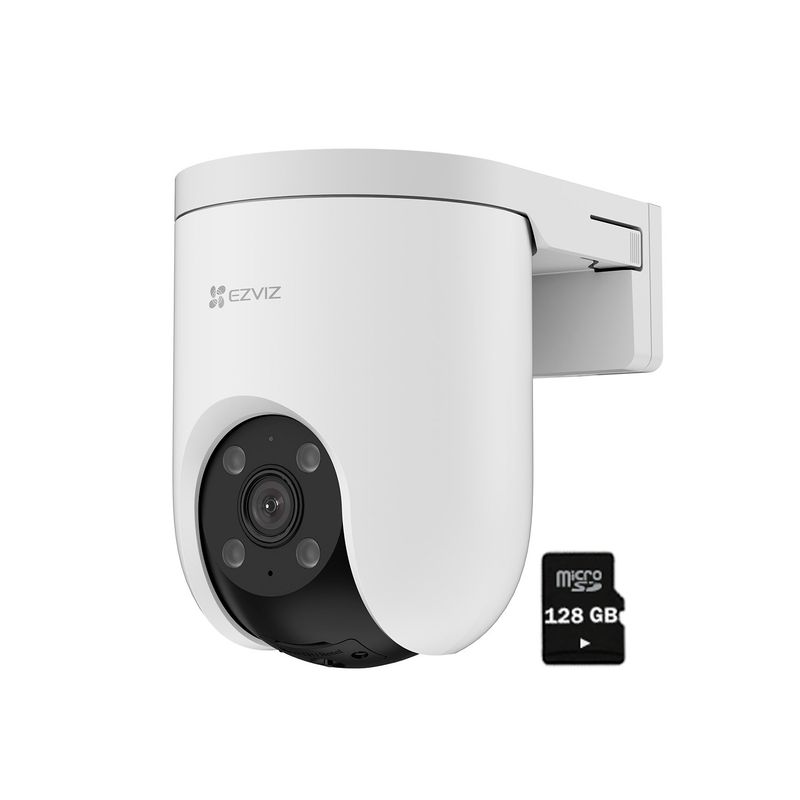 EZVIZ - Ezviz H8C PRO 5MP Cámara Wifi Giratoria 360 Smart + Micro SD 128GB