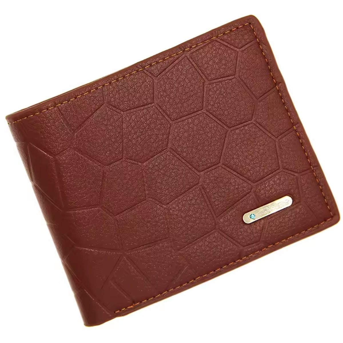 GENERICO - BILLETERA DE HOMBRE DELGADA PLEGABLE CON TARJETERO Y CREMALLERA