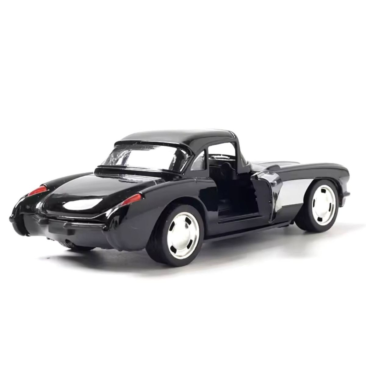 GENERICO - Auto Clasic Corvette Negro 1957 13 Cm