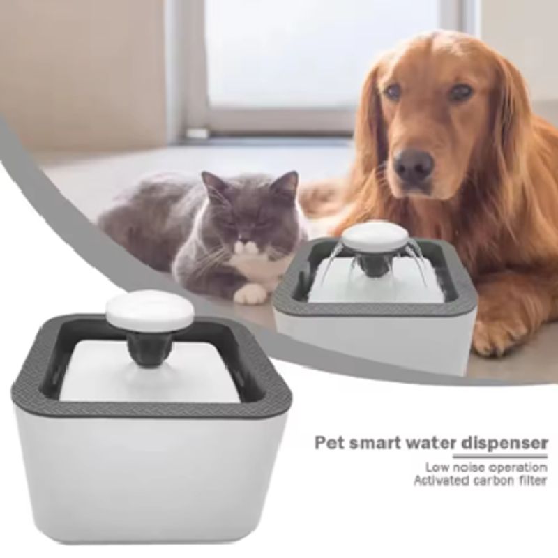 GENERICO - Bebedero fuente de agua eléctrica para gatos