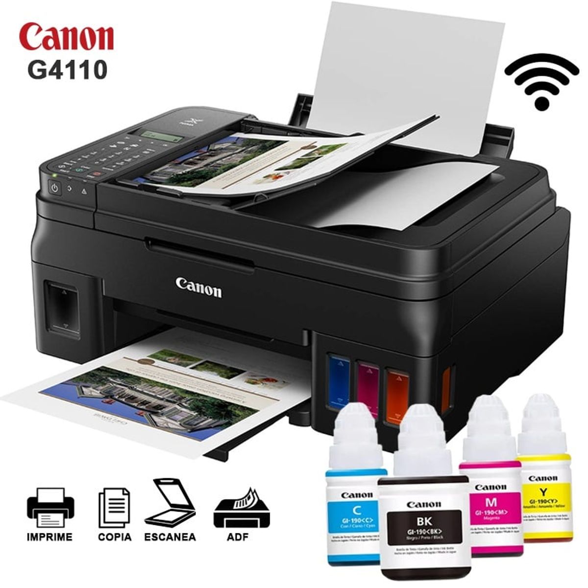 CANON - Impresora Multifuncional Canon Pixma G4110