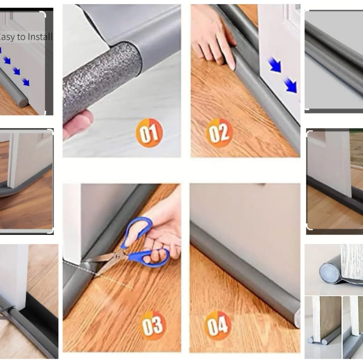 GENERICO - BURLETE  PUERTAS NUEVA TECNOLOGIA PROTEGE POLVO,ANTINSECTOS,FRIO