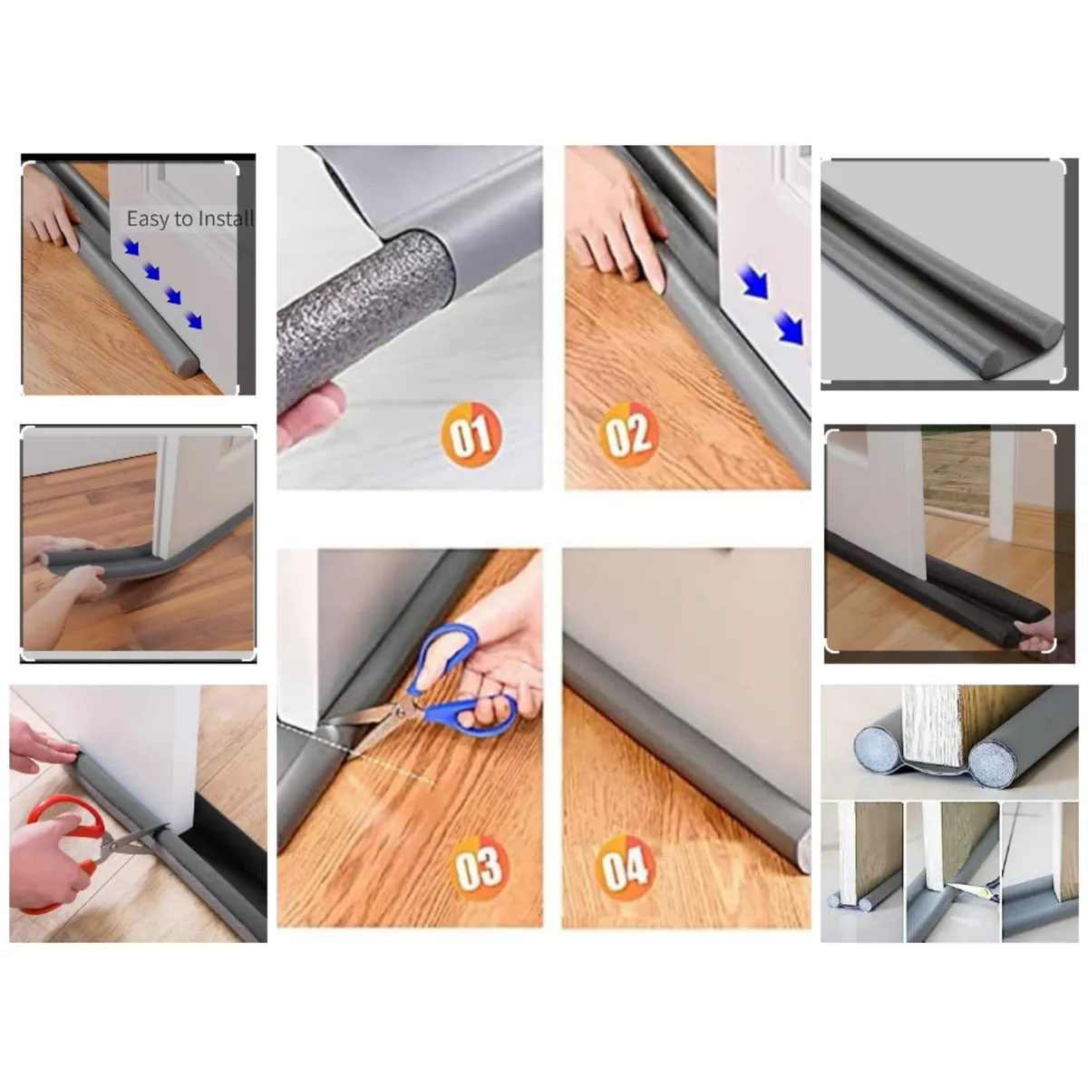 GENERICO - BURLETE  PUERTAS NUEVA TECNOLOGIA PROTEGE POLVO,ANTINSECTOS,FRIO