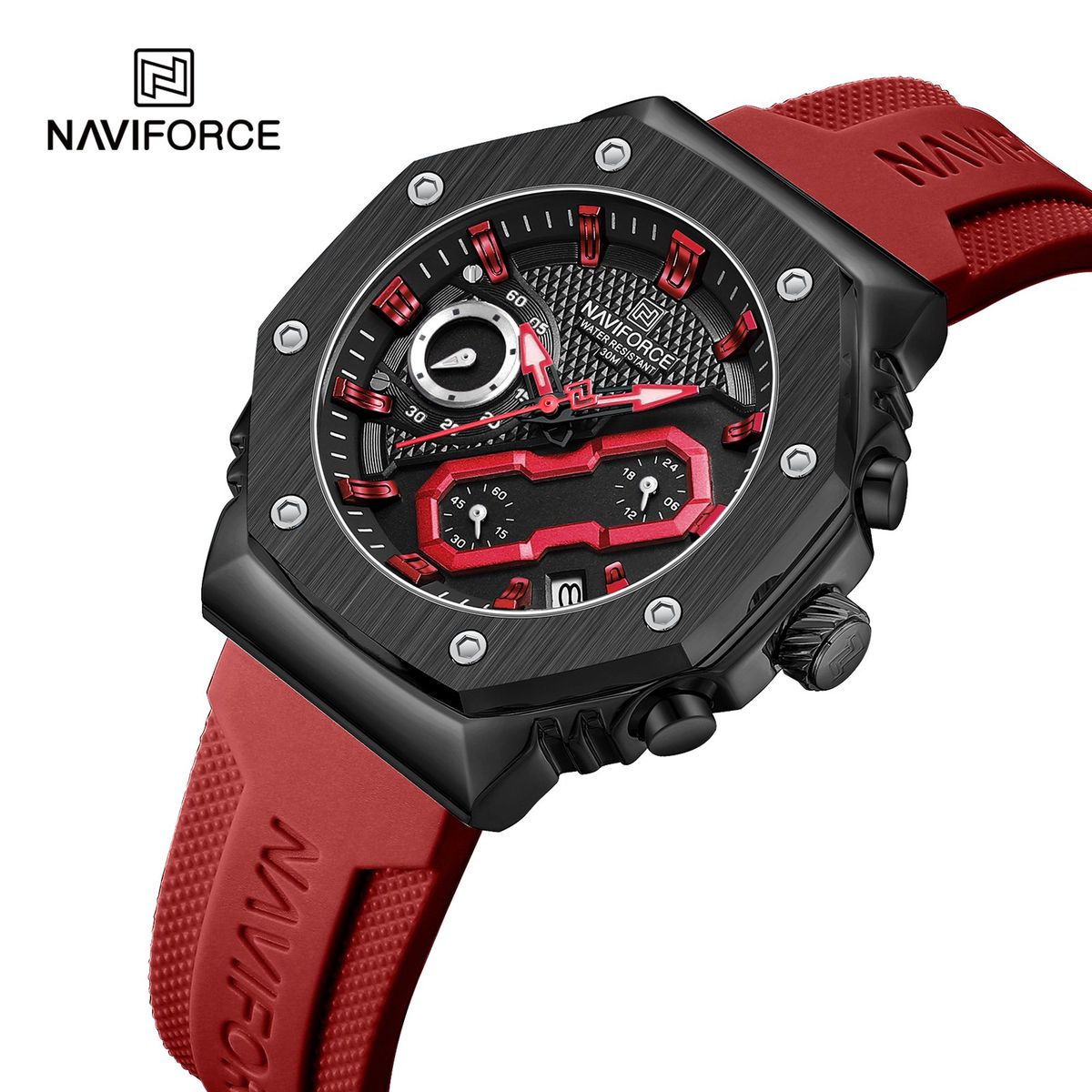 NAVIFORCE - Reloj Naviforce NF8035 Analogo Correa Silicona