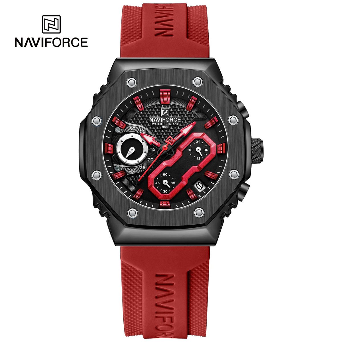 NAVIFORCE - Reloj Naviforce NF8035 Analogo Correa Silicona