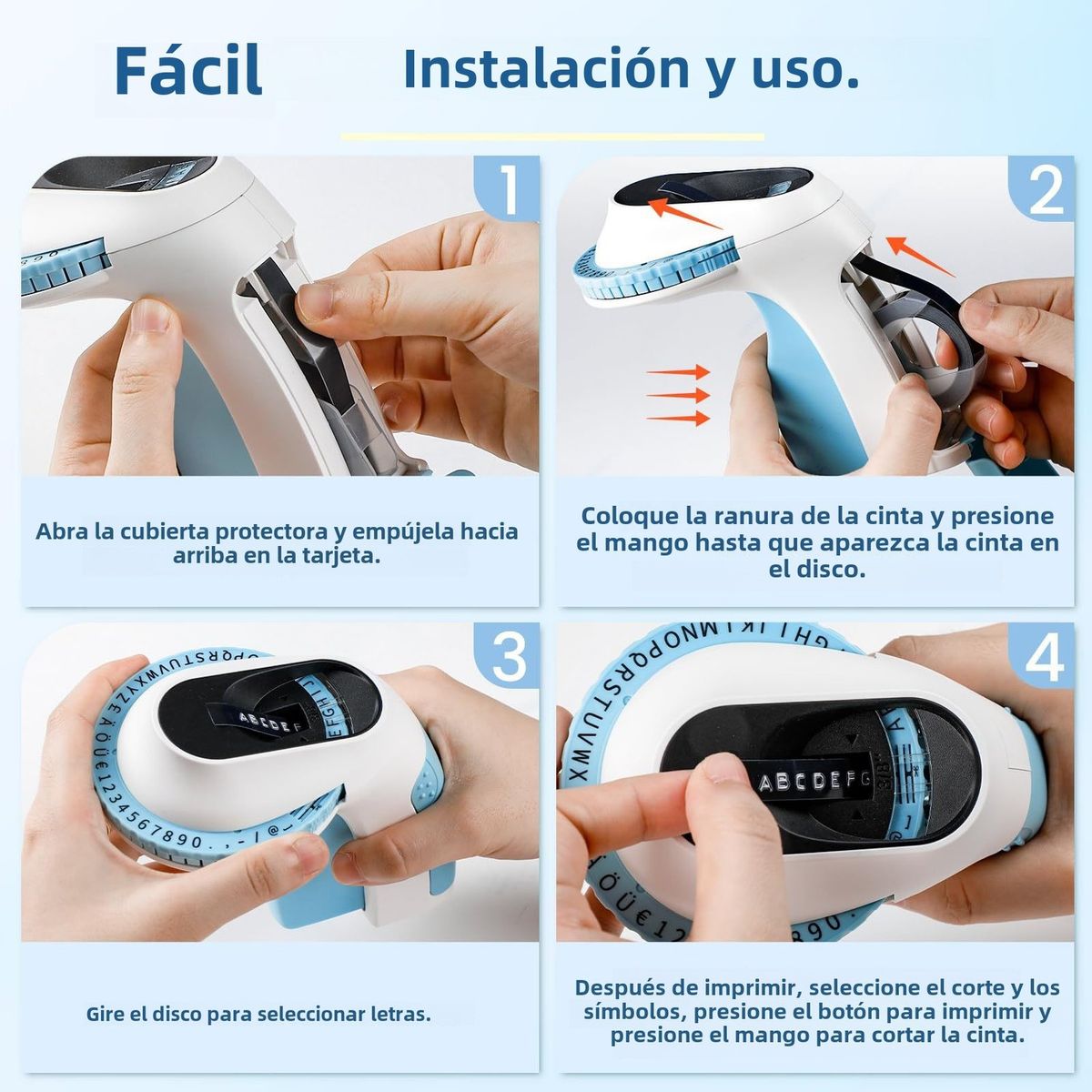 TIOZONEY - Máquina para hacer etiquetas