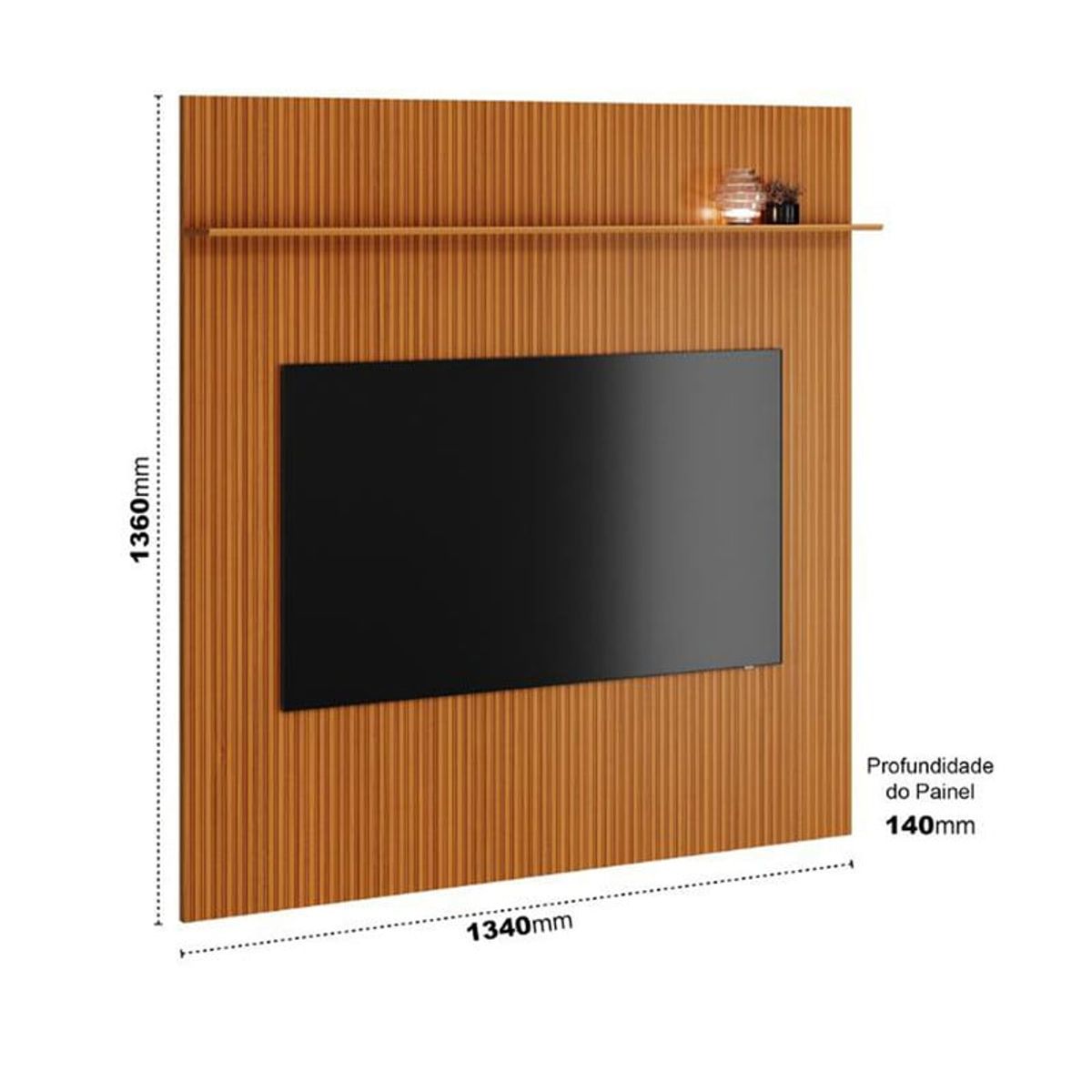 2020 HOME PERU - Panel de TV para 50 Pulgadas Boston - Cedro