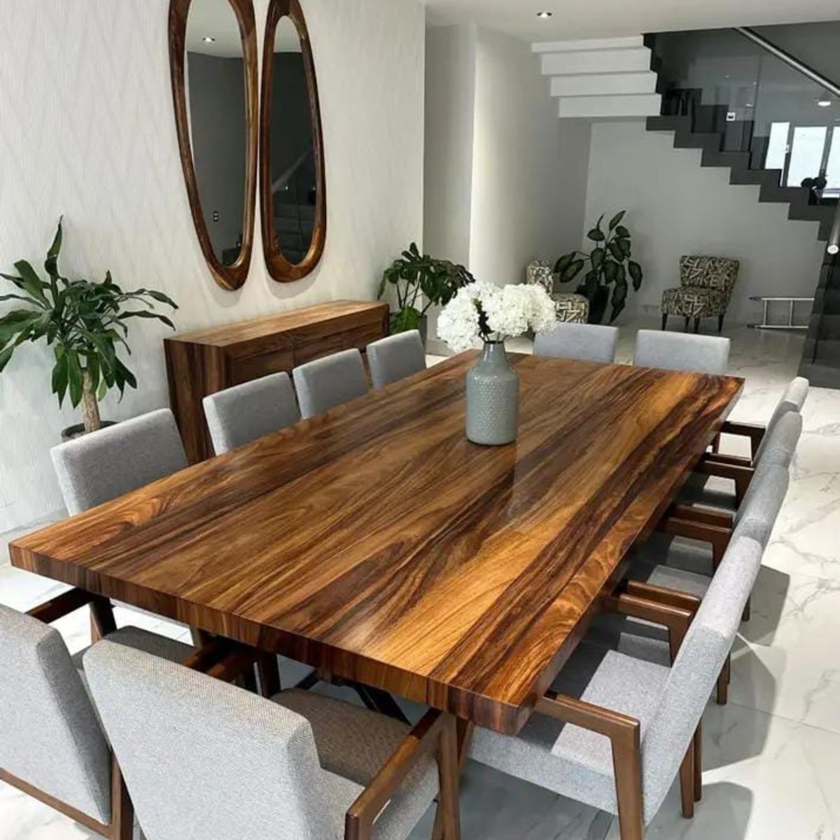 MOBILIARI - MP COMEDOR 12 SILLAS DOTCOM - GRIS CLARO