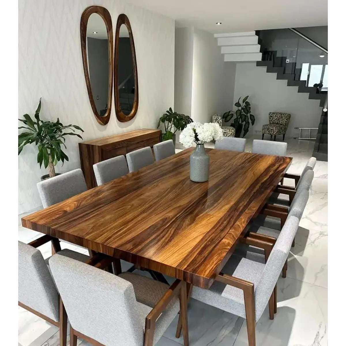 MOBILIARI - MP COMEDOR 12 SILLAS DOTCOM - GRIS CLARO