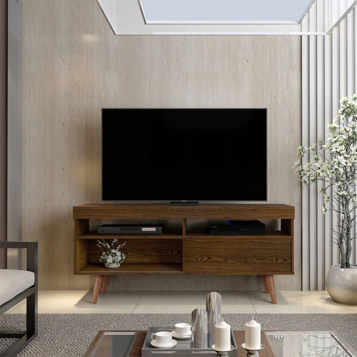 2020 HOME PERU - Mesa de TV para 65 Pulgadas Lima - Savana