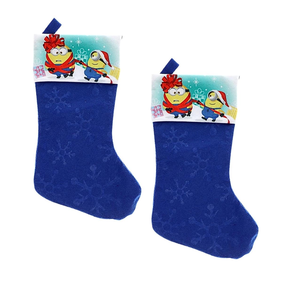 MINIONS - Packx2 Bota Navideña Minions - Azul