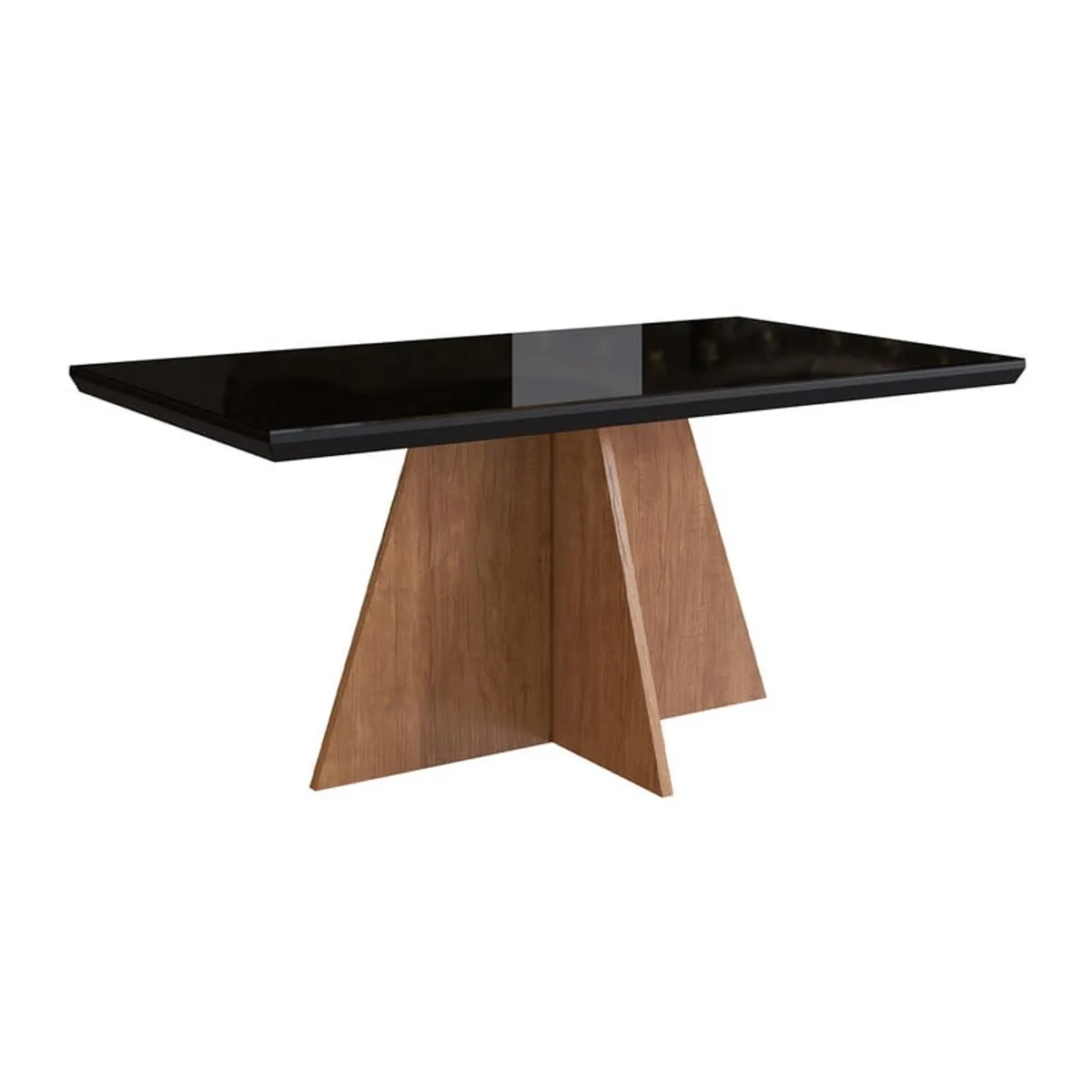2020 HOME PERU - Mesa de Comedor 160 X 090 - Canela   Negro