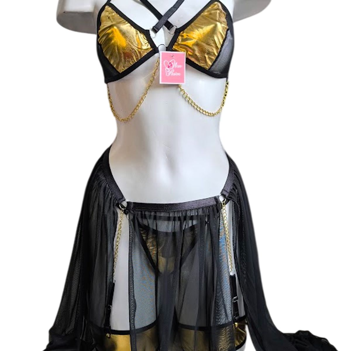 GENERICO - LENCERIA DISFRAZ DE EGIPCIA BAILARINA ARABE LENCERIA ODALISCA