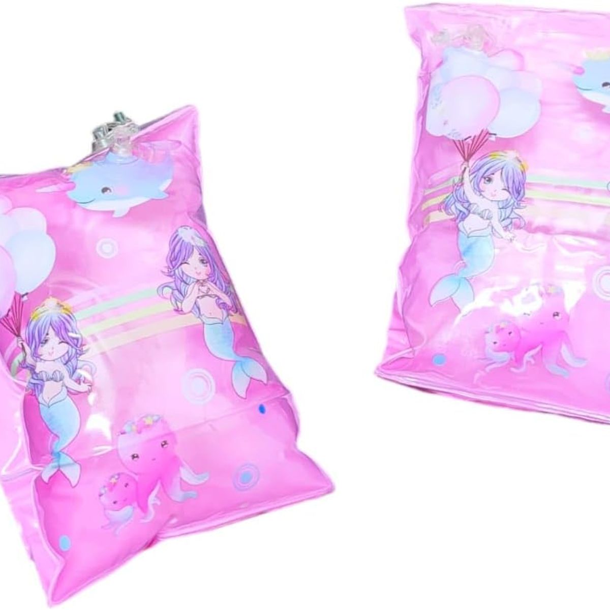 GENERICO - Flotadores para Brazo Inflables Sirena Rosado