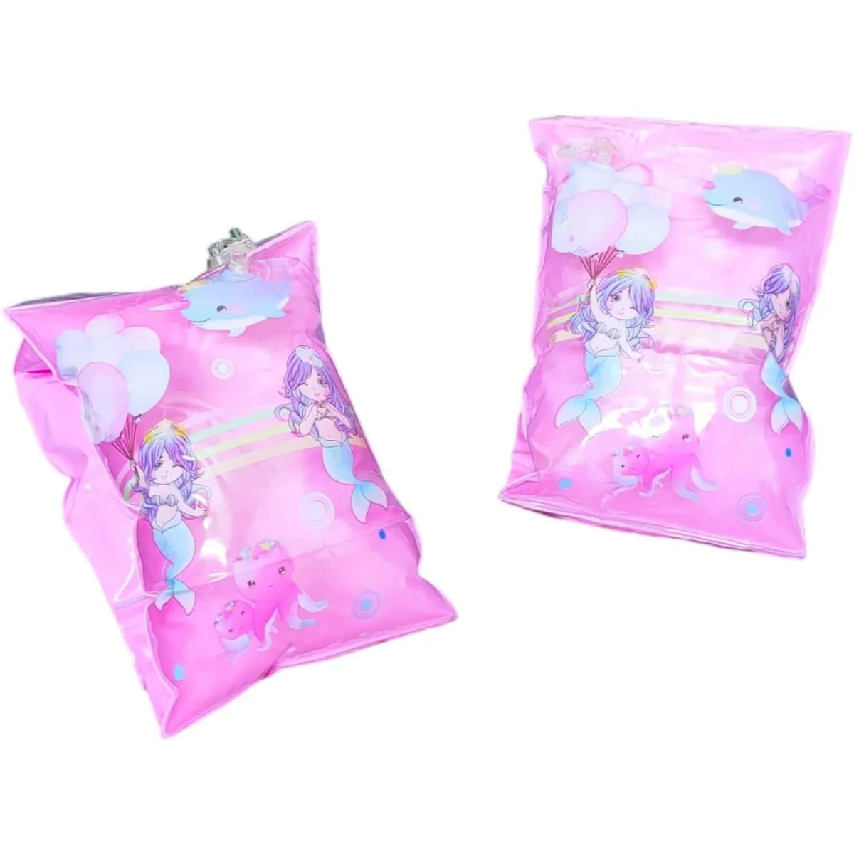 GENERICO - Flotadores para Brazo Inflables Sirena Rosado