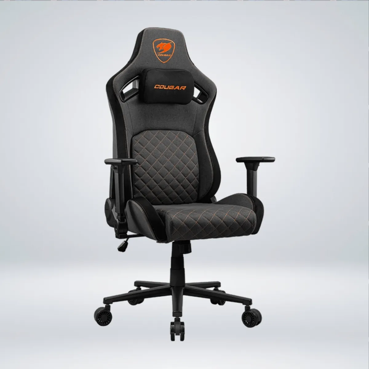 COUGAR - SILLA GAMER COUGAR DEFENSOR GRAY F TEJIDO INCLINA 155° LUMBAR - CUELLO