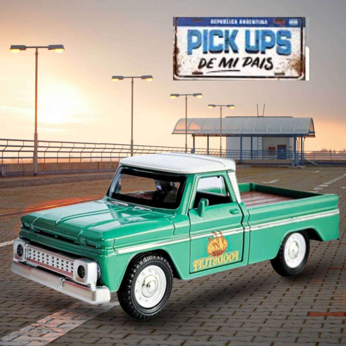 GENERICO - Camioneta Chevrolet Pickup C10 1960 Verde