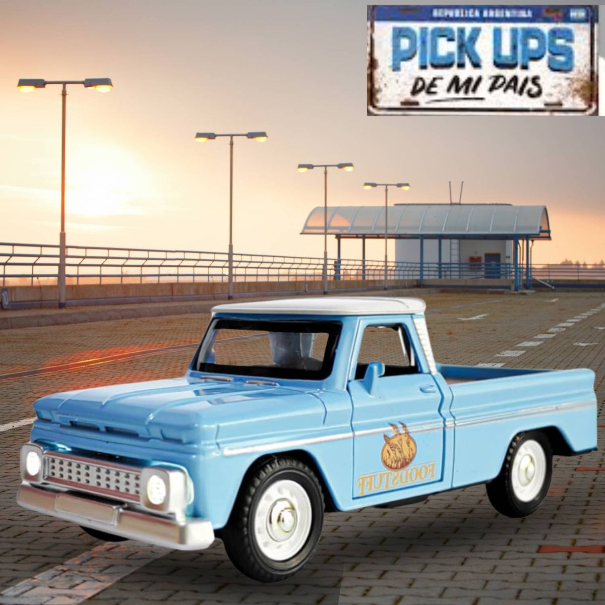 GENERICO - Camioneta Chevrolet Pickup C10 1960 Celeste
