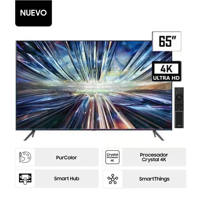 SAMSUNG - TELEVISOR SAMSUNG 65 4K UHD LED TV SMART CRYSTAL 65CU7000