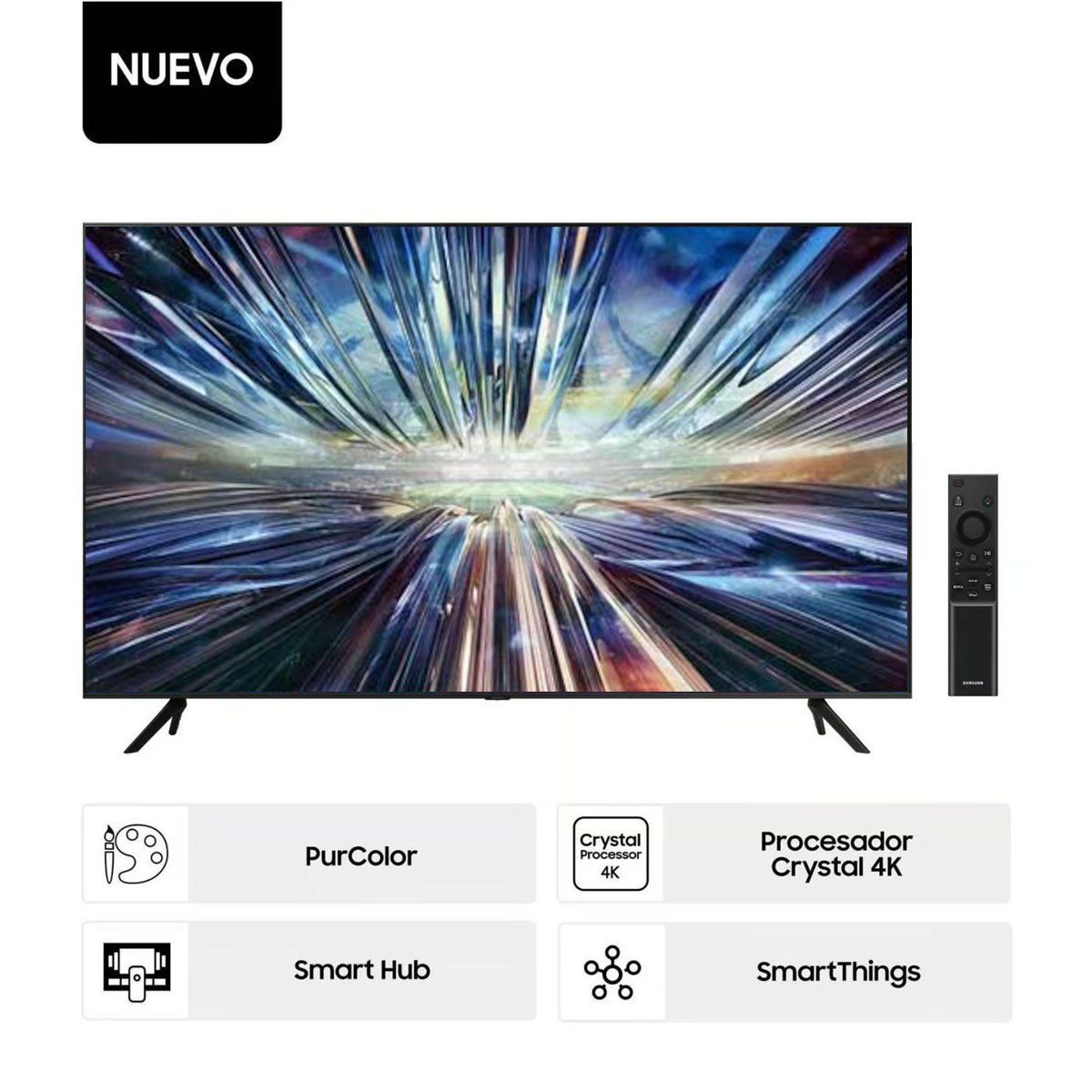 SAMSUNG - TELEVISOR SAMSUNG 65 4K UHD LED TV SMART CRYSTAL 65CU7000