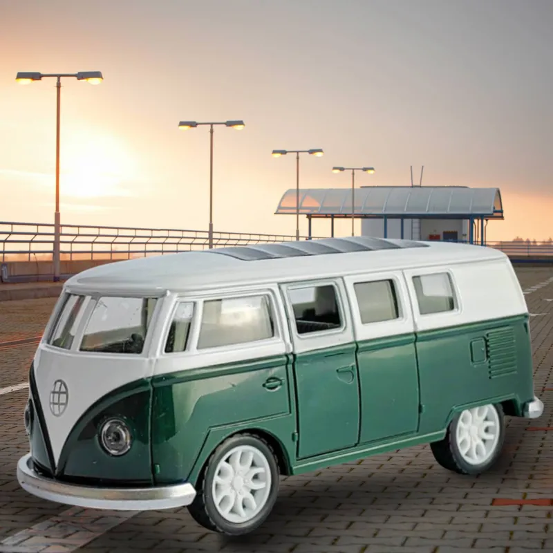 GENERICO - Combi Volkswagen Beetle De Año 1947-1950 Verde