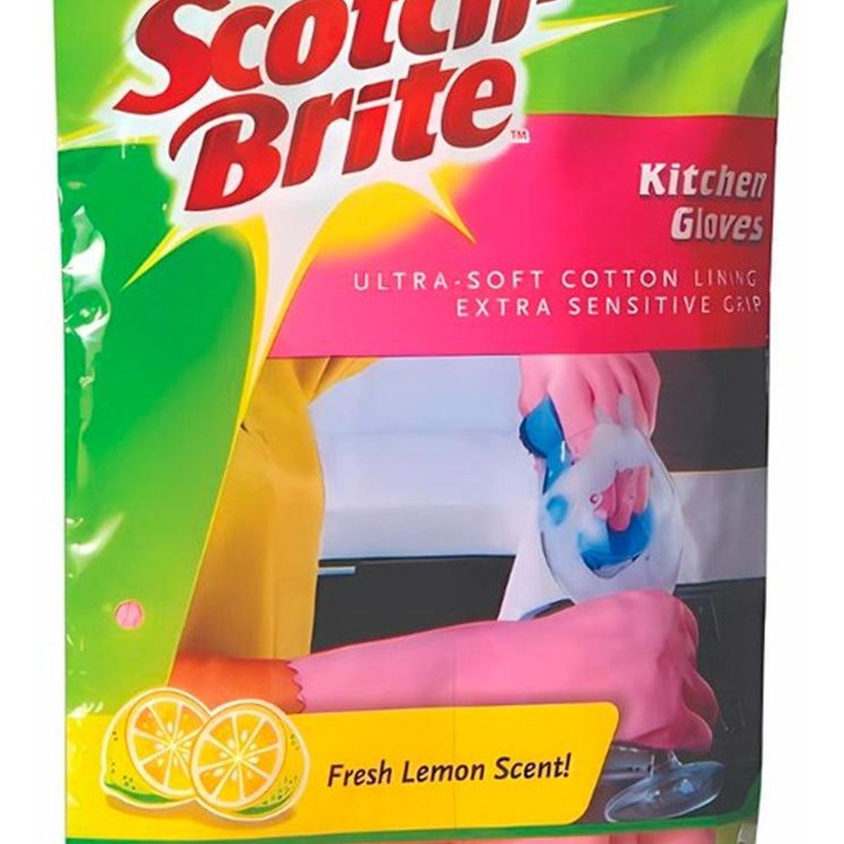 SCOTCH BRITE - Guantes Scotch Brite Cocina Talla M
