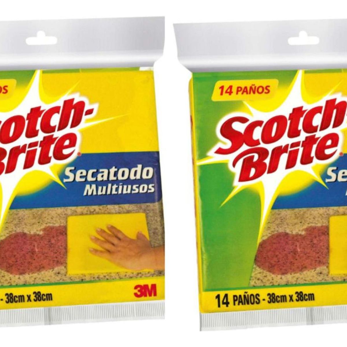 SCOTCH BRITE - Pack x2 Paño Scotch Brite Secatodo x14