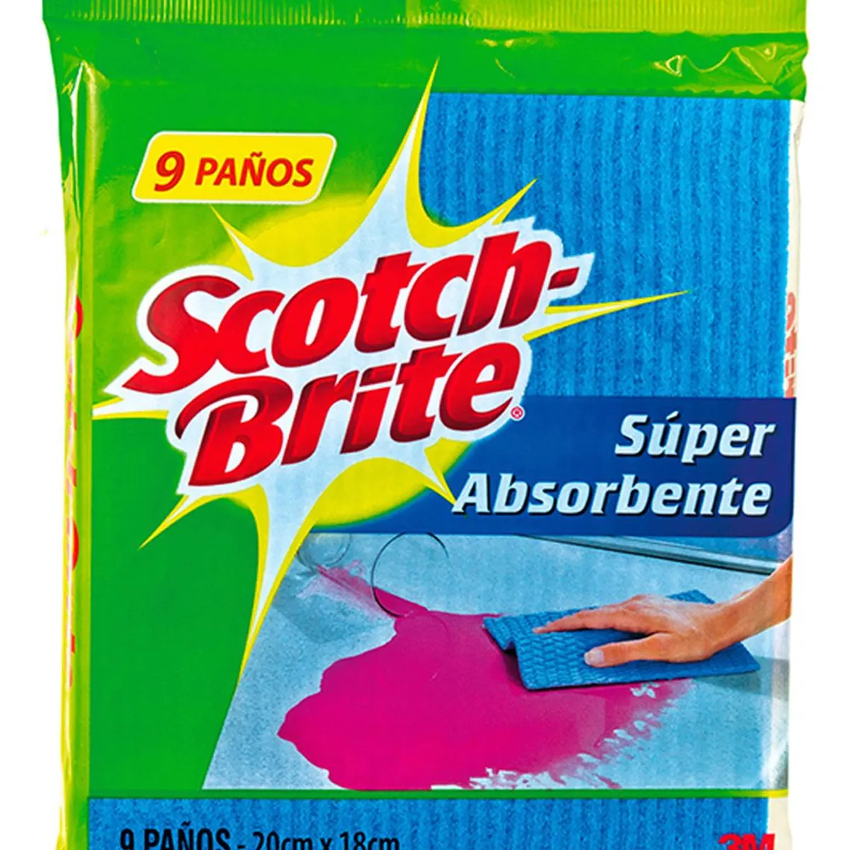 SCOTCH BRITE - Paño Scotch Brite Absorbente x9