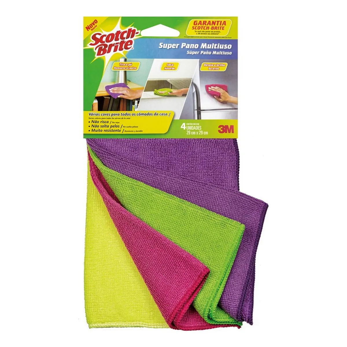 Paño Scotch Brite Microfibra x4, marca SCOTCH BRITE - Foto Principal