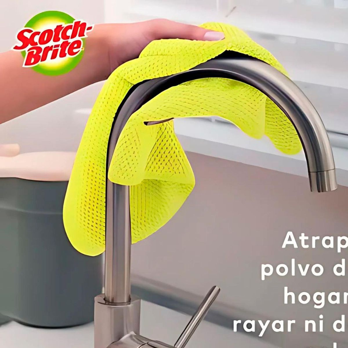 Paño Scotch Brite Microfibra x4, marca SCOTCH BRITE - Foto 2
