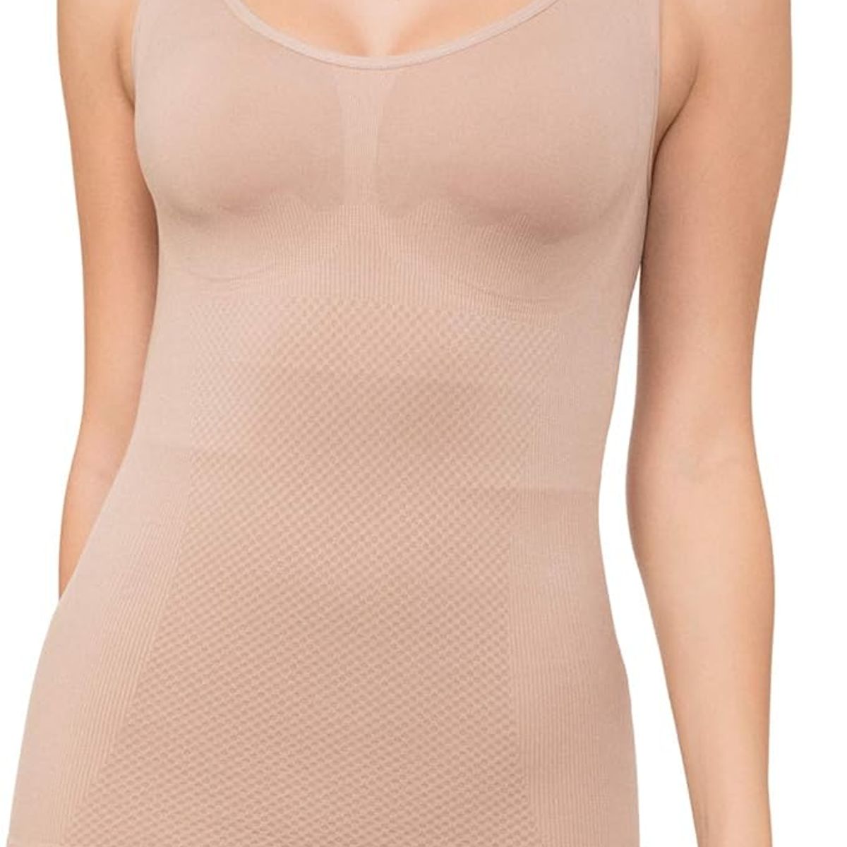 GENERICO - Camiseta Fajera Control Abdomen Beige